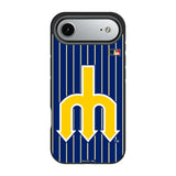 Seattle Mariners 1977-1980 - Cooperstown Collection Pinstripe Bump Phone Case for Apple iPhone