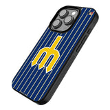 Seattle Mariners 1977-1980 - Cooperstown Collection Pinstripe Bump Phone Case for Apple iPhone