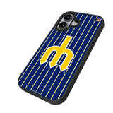 Seattle Mariners 1977-1980 - Cooperstown Collection Pinstripe Bump Phone Case for Apple iPhone