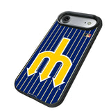 Seattle Mariners 1977-1980 - Cooperstown Collection Pinstripe Bump Phone Case for Apple iPhone