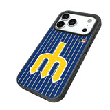 Seattle Mariners 1977-1980 - Cooperstown Collection Pinstripe Bump Phone Case for Apple iPhone