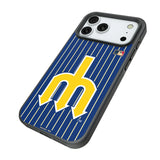 Seattle Mariners 1977-1980 - Cooperstown Collection Pinstripe Bump Phone Case for Apple iPhone