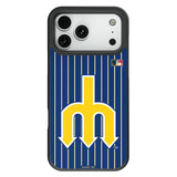 Seattle Mariners 1977-1980 - Cooperstown Collection Pinstripe Bump Phone Case for Apple iPhone