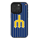 Seattle Mariners 1977-1980 - Cooperstown Collection Pinstripe Bump Phone Case for Apple iPhone