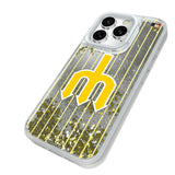 Seattle Mariners 1977-1980 - Cooperstown Collection Pinstripe Glitter Phone Case for Apple iPhone