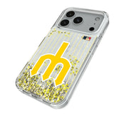 Seattle Mariners 1977-1980 - Cooperstown Collection Pinstripe Glitter Phone Case for Apple iPhone