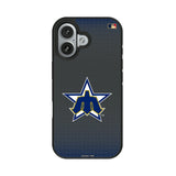 Seattle Mariners 1981-1986 - Cooperstown Collection Linen Bump Phone Case for Apple iPhone