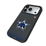 Seattle Mariners 1981-1986 - Cooperstown Collection Linen Bump Phone Case for Apple iPhone