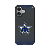 Seattle Mariners 1981-1986 - Cooperstown Collection Linen Bump Phone Case for Apple iPhone
