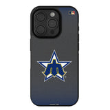 Seattle Mariners 1981-1986 - Cooperstown Collection Linen Bump Phone Case for Apple iPhone