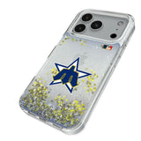 Seattle Mariners 1981-1986 - Cooperstown Collection Linen Glitter Phone Case for Apple iPhone