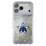 Seattle Mariners 1981-1986 - Cooperstown Collection Linen Glitter Phone Case for Apple iPhone