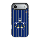 Seattle Mariners 1981-1986 - Cooperstown Collection Pinstripe Bump Phone Case for Apple iPhone