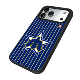 Seattle Mariners 1981-1986 - Cooperstown Collection Pinstripe Bump Phone Case for Apple iPhone