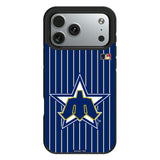 Seattle Mariners 1981-1986 - Cooperstown Collection Pinstripe Bump Phone Case for Apple iPhone