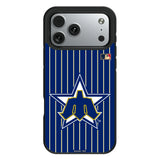 Seattle Mariners 1981-1986 - Cooperstown Collection Pinstripe Bump Phone Case for Apple iPhone