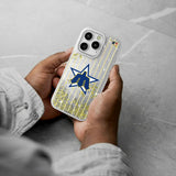 Seattle Mariners 1981-1986 - Cooperstown Collection Pinstripe Glitter Phone Case for Apple iPhone