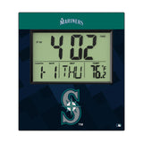 Seattle Mariners Color Block Wall Clock