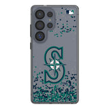 Seattle Mariners Confetti Clear Phone Case for Samsung Galaxy