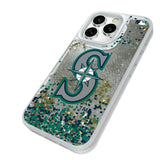 Seattle Mariners Confetti Glitter Phone Case for Apple iPhone
