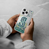 Seattle Mariners Confetti Glitter Phone Case for Apple iPhone