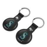 Seattle Mariners Insignia Black Airtag Holder 2-Pack