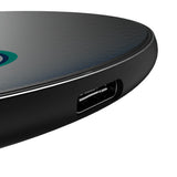 Seattle Mariners Linen 15-Watt Wireless Charger