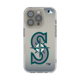 Seattle Mariners Linen Clear Phone Case for Apple iPhone