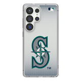 Seattle Mariners Linen Clear Phone Case for Samsung Galaxy
