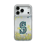 Seattle Mariners Linen Glitter Phone Case for Apple iPhone