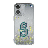 Seattle Mariners Linen Glitter Phone Case for Apple iPhone