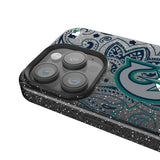 Seattle Mariners Paisley Black Bling Phone Case for Apple iPhone