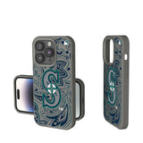 Seattle Mariners Paisley Soft Touch Phone Case for Apple iPhone