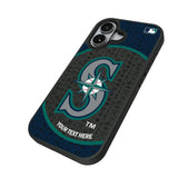 Seattle Mariners Personalized Circle Bump Phone Case for Apple iPhone