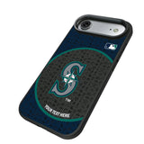 Seattle Mariners Personalized Circle Bump Phone Case for Apple iPhone