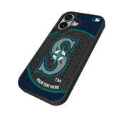 Seattle Mariners Personalized Circle Bump Phone Case for Apple iPhone