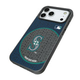 Seattle Mariners Personalized Circle Bump Phone Case for Apple iPhone