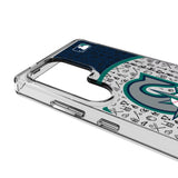 Seattle Mariners Personalized Circle Clear Phone Case for Samsung Galaxy