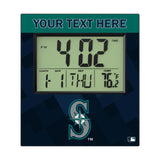 Seattle Mariners Personalized Color Block Wall Clock