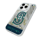 Seattle Mariners Personalized EndZone Plus Glitter Phone Case for Apple iPhone