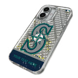 Seattle Mariners Personalized EndZone Plus Glitter Phone Case for Apple iPhone