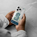 Seattle Mariners Personalized EndZone Plus Glitter Phone Case for Apple iPhone