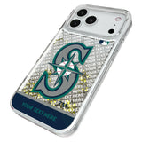 Seattle Mariners Personalized EndZone Plus Glitter Phone Case for Apple iPhone