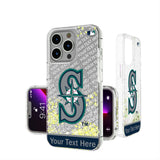 Seattle Mariners Personalized EndZone Plus Glitter Phone Case for Apple iPhone