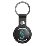 Seattle Mariners Personalized Insignia Black Airtag Holder