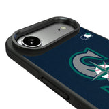 Seattle Mariners Personalized Stripe Bump Phone Case for Apple iPhone