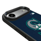 Seattle Mariners Personalized Stripe Bump Phone Case for Apple iPhone