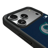 Seattle Mariners Personalized Stripe Bump Phone Case for Apple iPhone