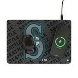 Seattle Mariners Personalized Tilt 15-Watt Wireless Charger and Mouse Pad