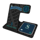 Seattle Mariners Personalized Tilt 3 in 1 Charging Station